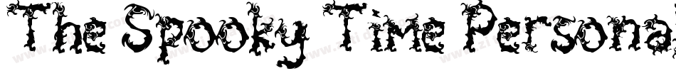 The Spooky Time Personal Use Only !!!!!!!!!!!字体转换